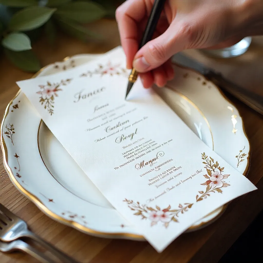 Wedding invitation set documentation